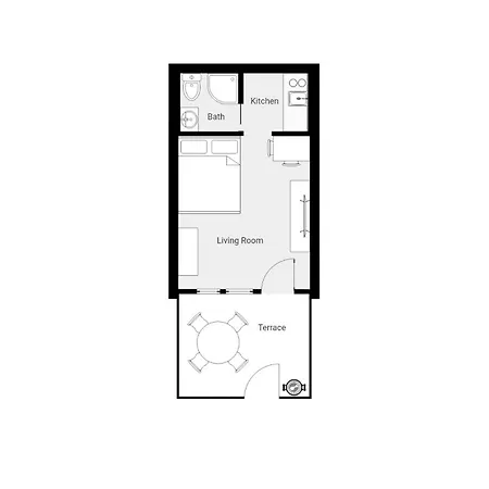 Apartment App Akumal-25m Zum Meer, Privatparkplatz, 50 Zoll Smart Tv, Sat Medulin